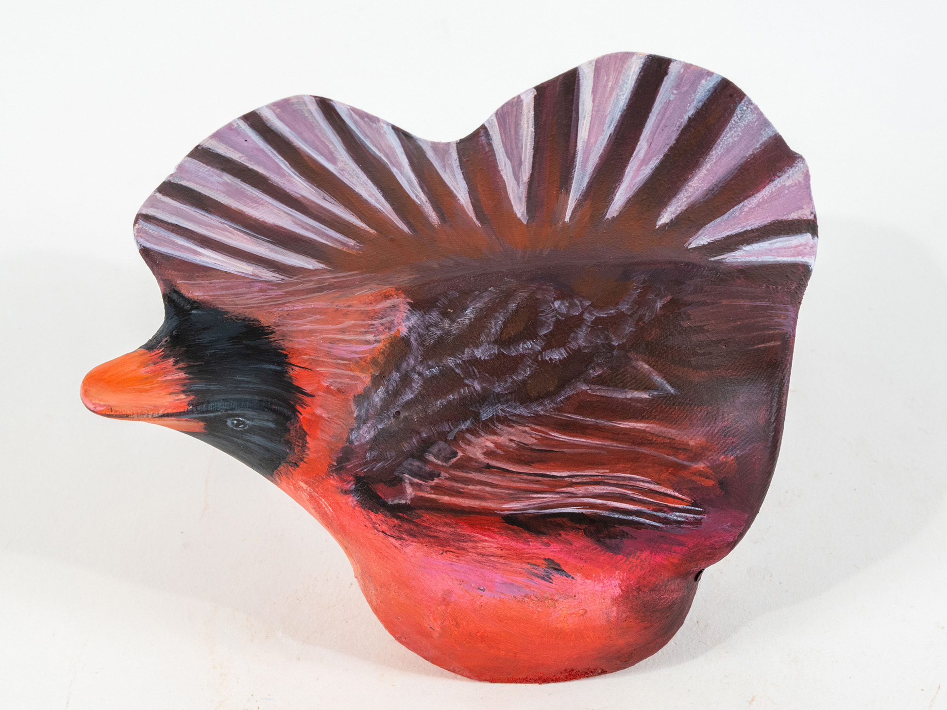 Carderpinal by Madison Johnson - Acrylic on Nylon & Wire sculpture