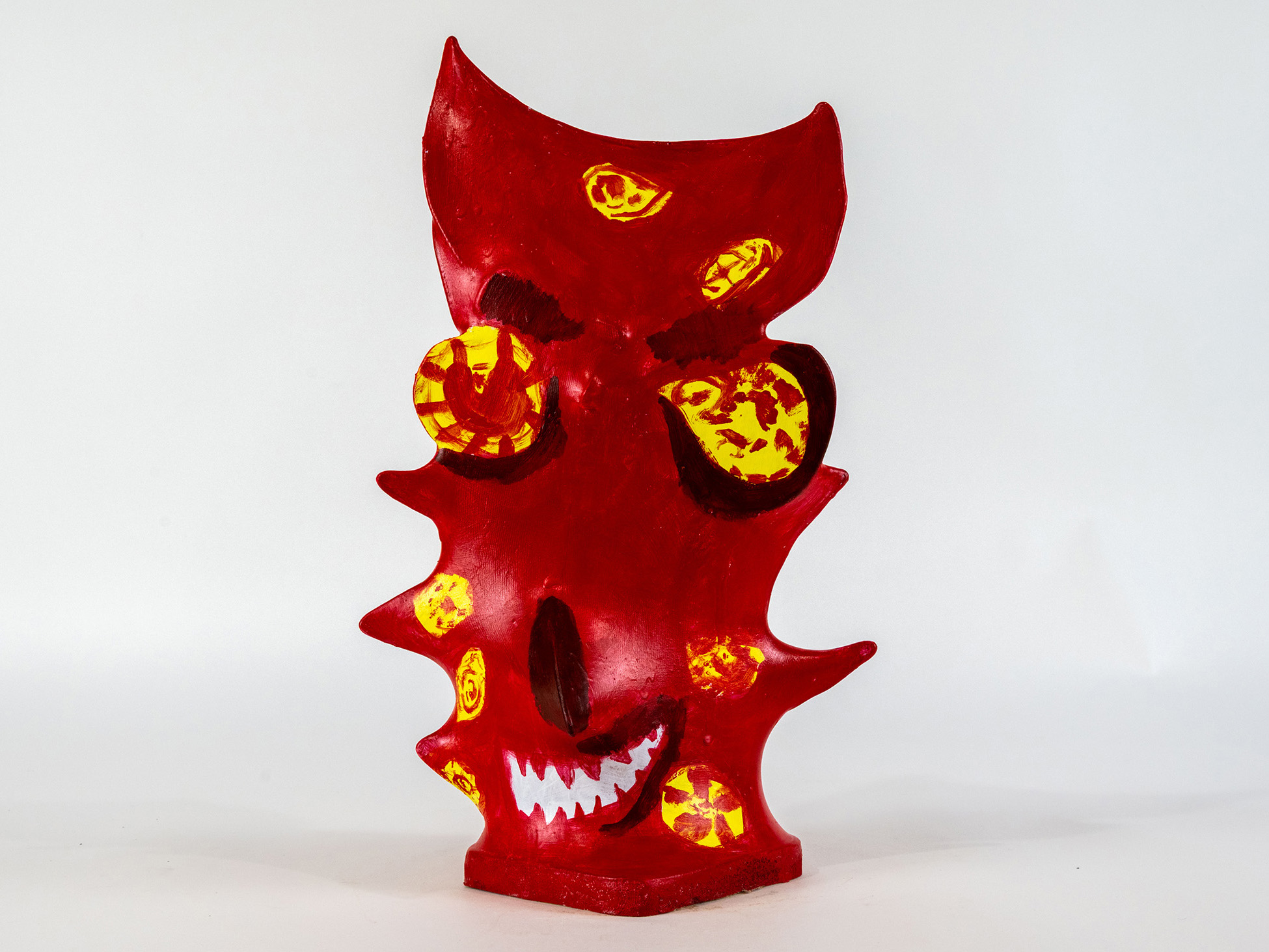 Gra$ister by Ashton Hernandez - Acrylic on Nylon & Wire sculpture