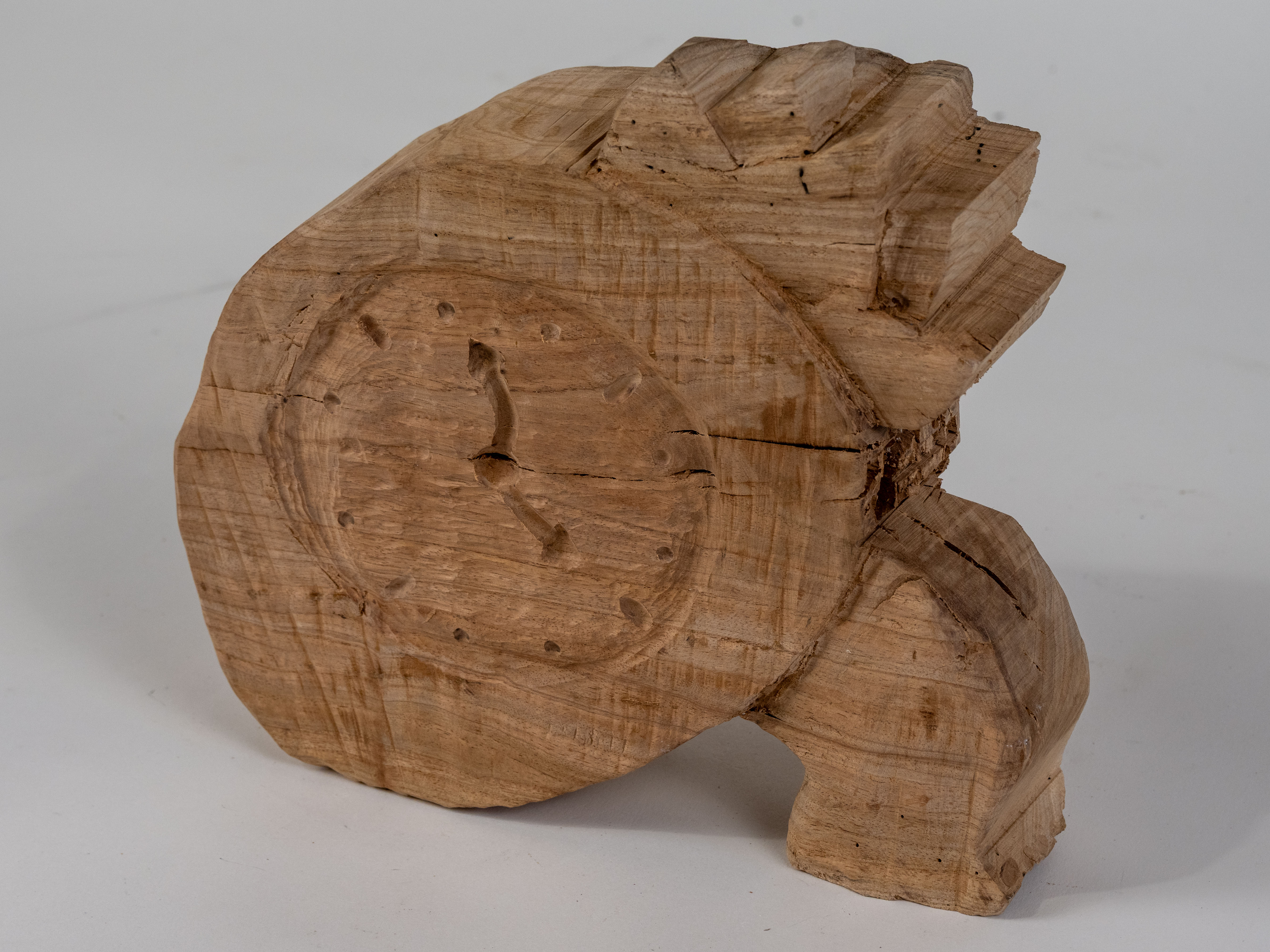 Franken-Found Objects by Jose Gonzalez – wood log carving