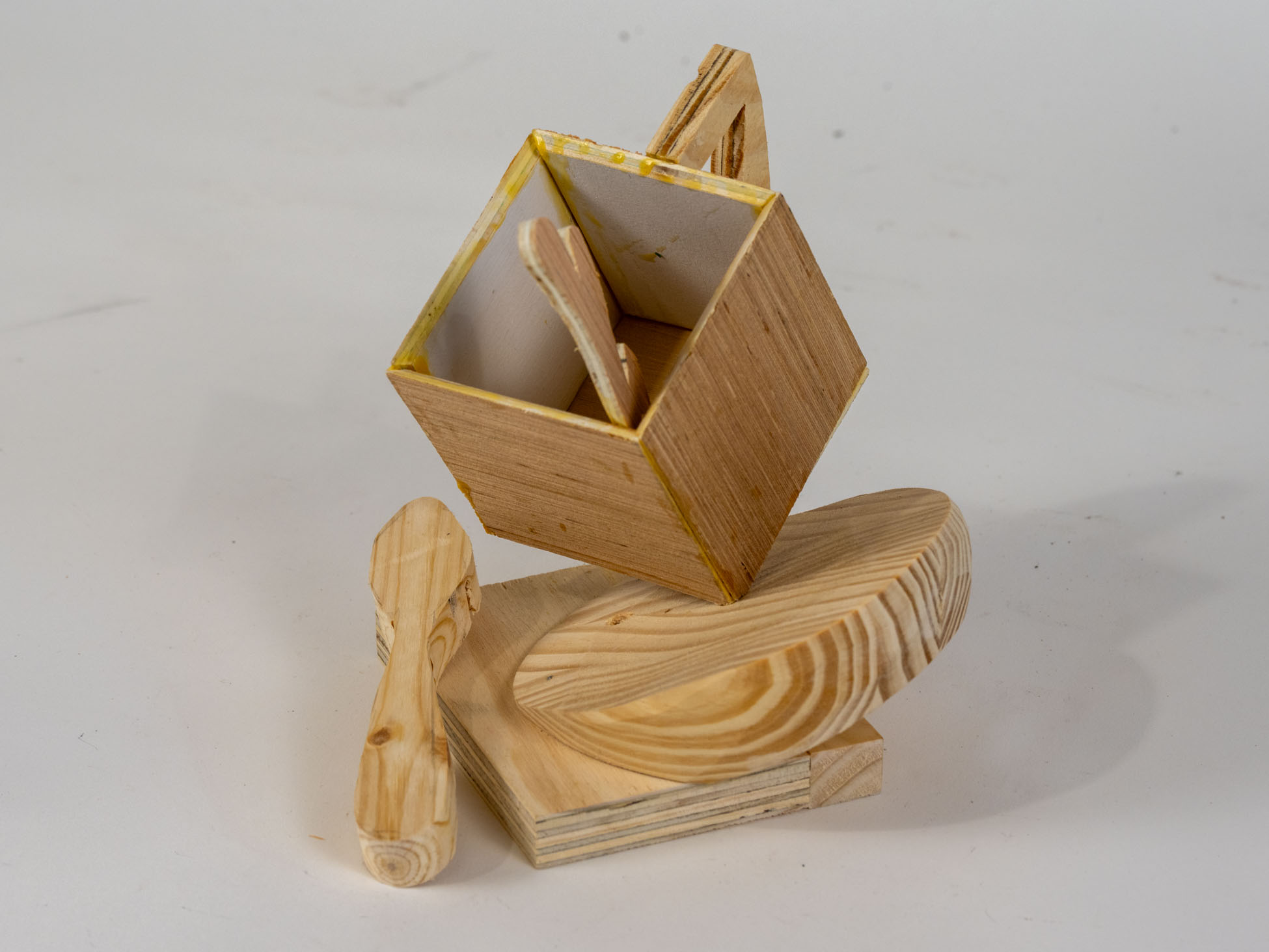 Eclectic Wonder by Jose Gonzalez — Wood scraps, Wood glue, nails and Screws